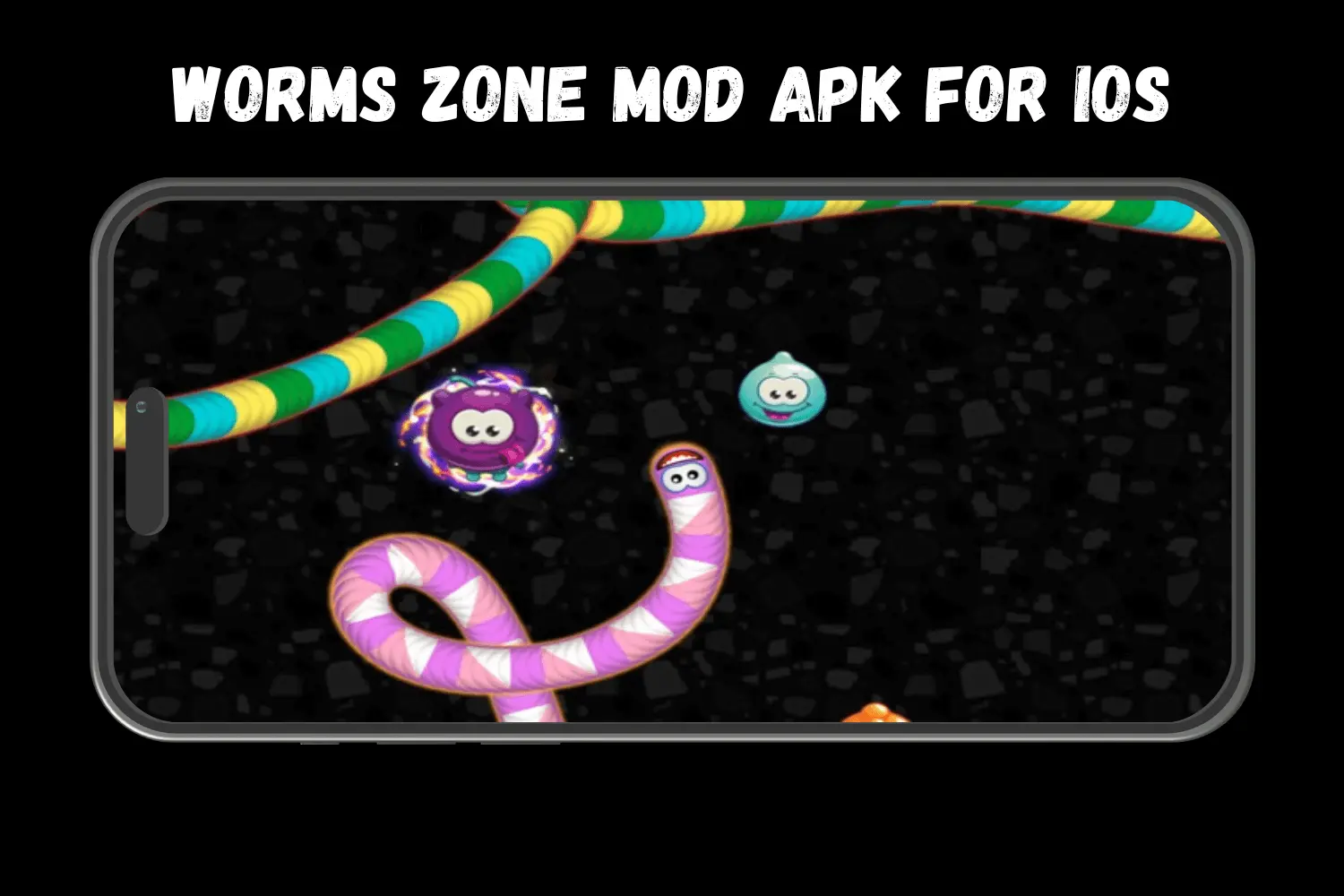 WORMS ZONE MOD APK FOR iOS