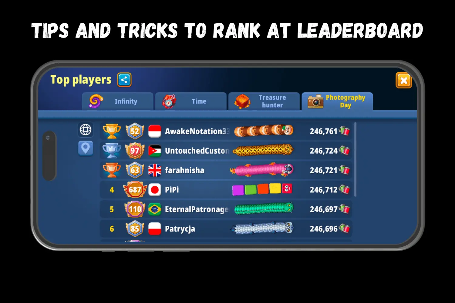 TIPS AND TRICKS TO RANK AT LEADERBOARD