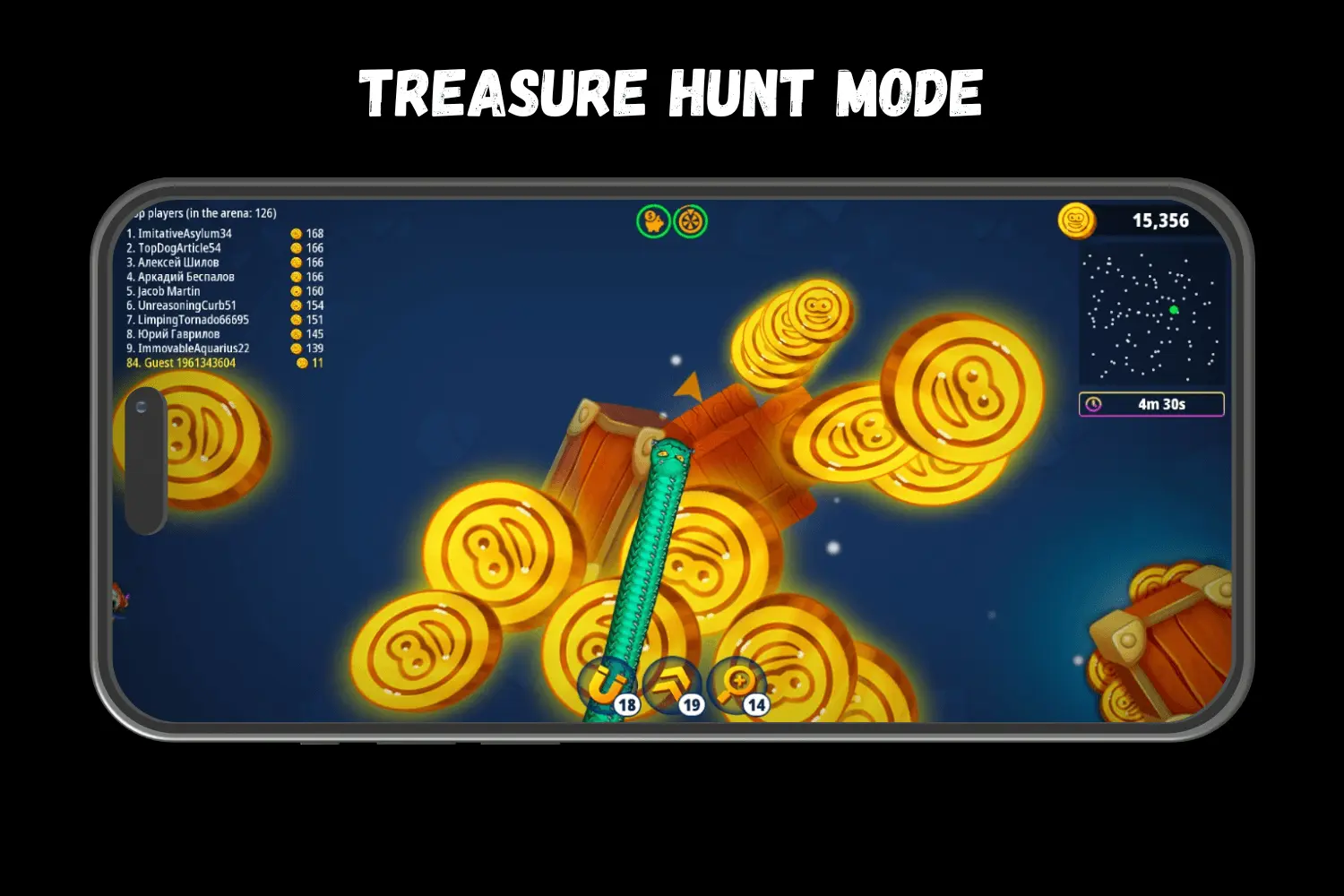 TREASURE HUNT MODE